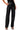 Side View Always On Time Faux Leather Studded Wide Leg Pant In Black