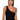 Front View Always On Time One Shoulder Studded Bodysuit In Black