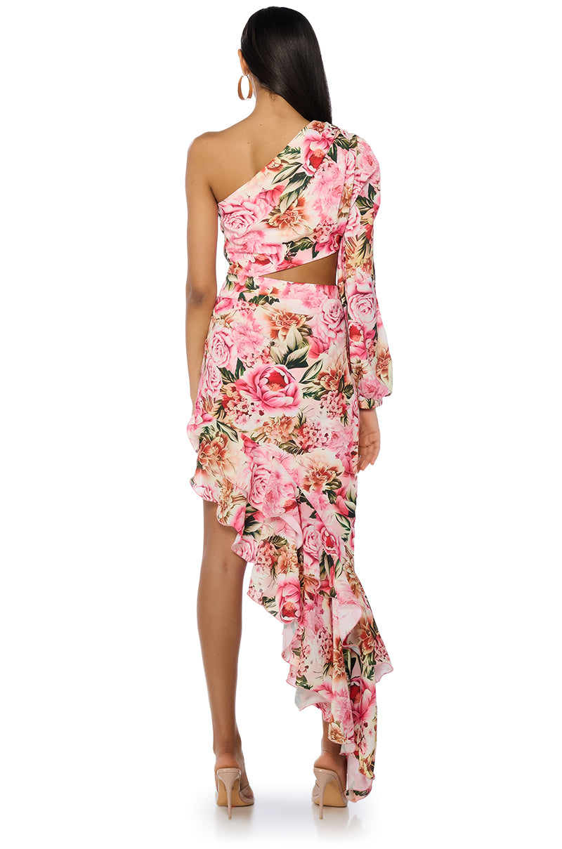 Detail View Always The Bridesmaid Cut Out Midi Dress