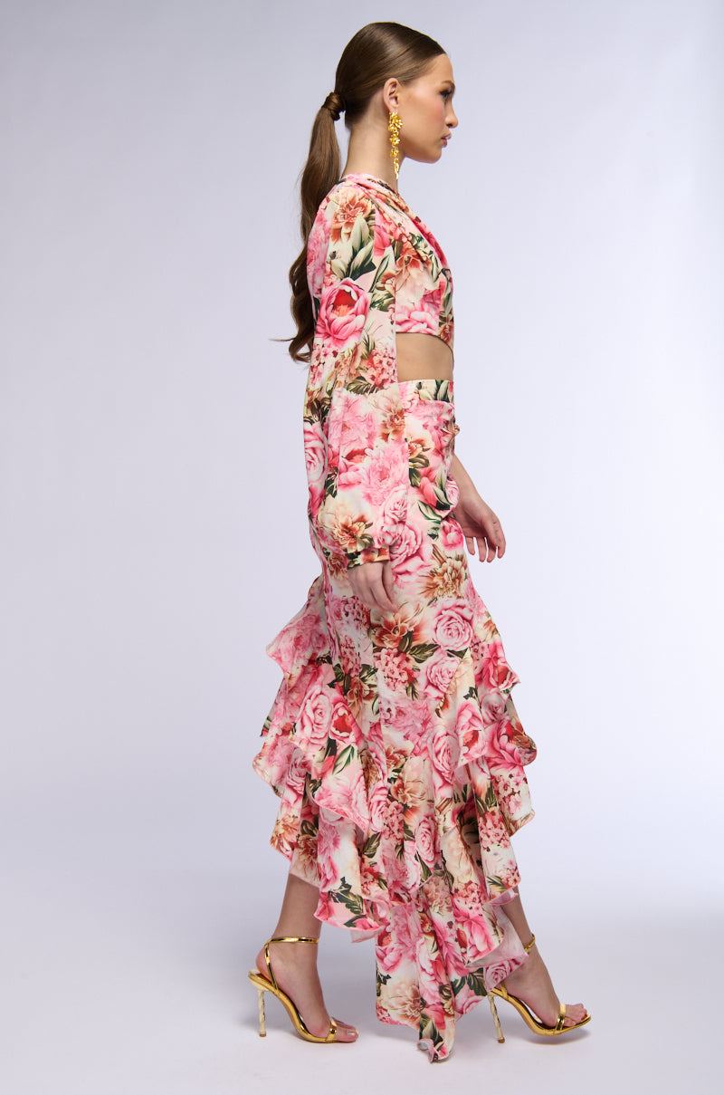 Full View Always The Bridesmaid Cut Out Midi Dress