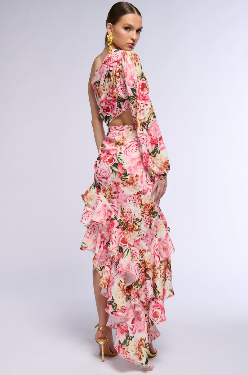 Extra View Always The Bridesmaid Cut Out Midi Dress