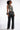 Back View Always Winning Faux Leather Cargo Pants