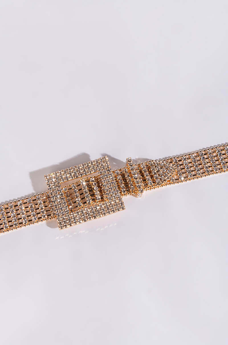 Back View Amara Buckle Statement Choker