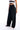 Back View Amber Wide Leg Pleated Trouser Pant