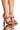 Front View Ambush Metallic Chunky Sandal In Pink