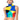 Front View Ameila Color Block Faux Leather Crop Top