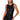 Front View Amelia Faux Leather Sleeveless Bodysuit