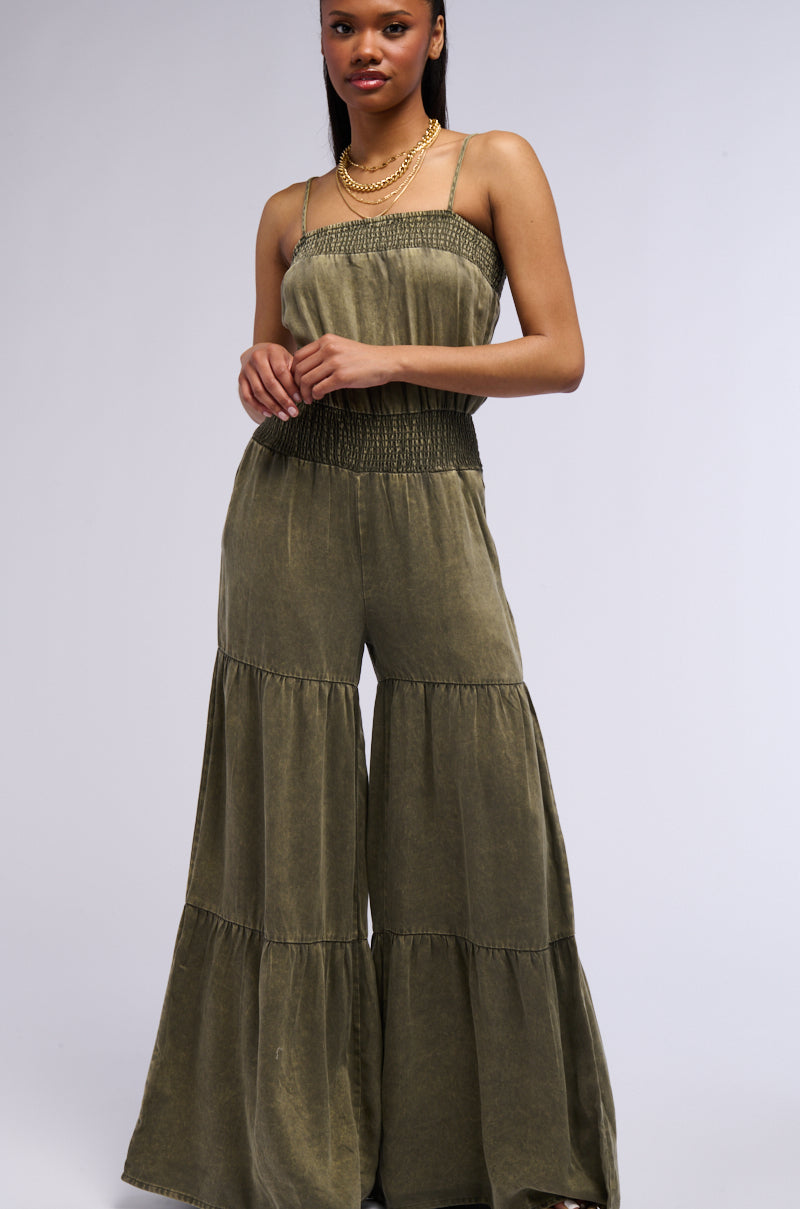 AMIRI WASHED WIDE LEG JUMPSUIT view 0