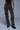 Front View Ammo Bonne Soiree Rhinestone Cargo Pants In Black