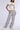 Front View Ammo Bonne Soiree Rhinestone Cargo Pants In Grey