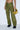 Side View Ammo Bonne Soiree Rhinestone Cargo Pants In Olive