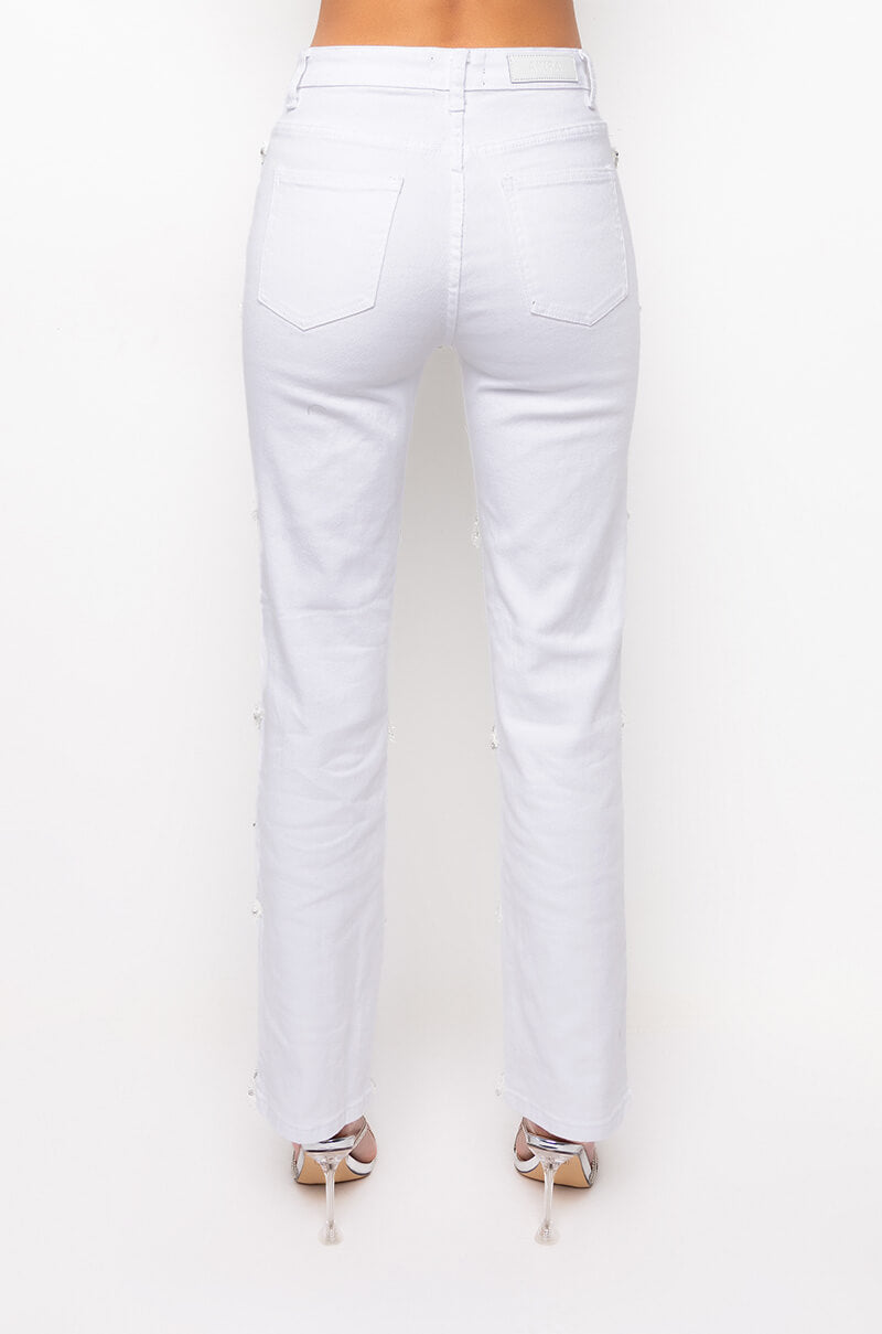 Extra View Ammo X Akira Tinseltown Premium Rhinestone Straight Jeans 5