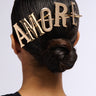 Front View Amore Hair Clips