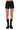 Full View Amy Faux Leather Cargo Shorts In Black