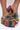 Side View And Another One Slip On Flatform Sandal in Rainbow