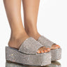 Front View And Another One Slip On Flatform Sandal