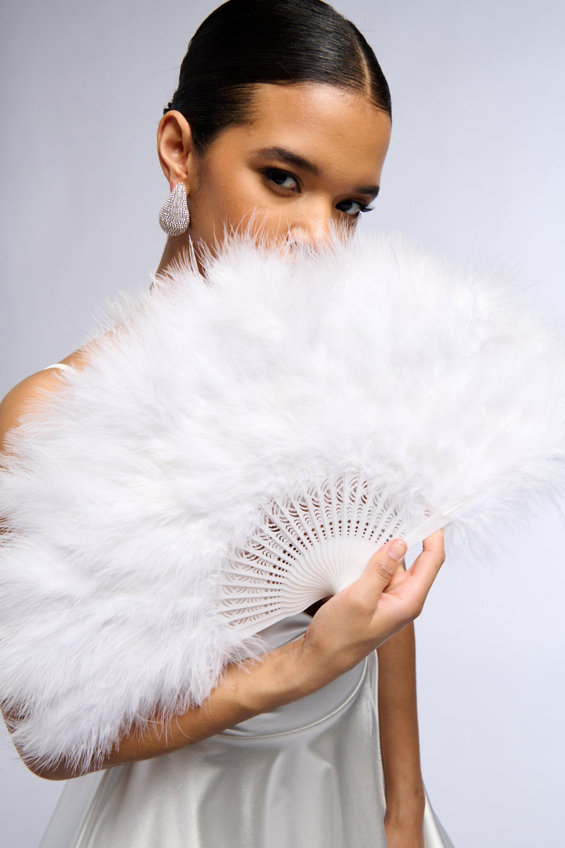 Front View Angelic Feather Fan 0