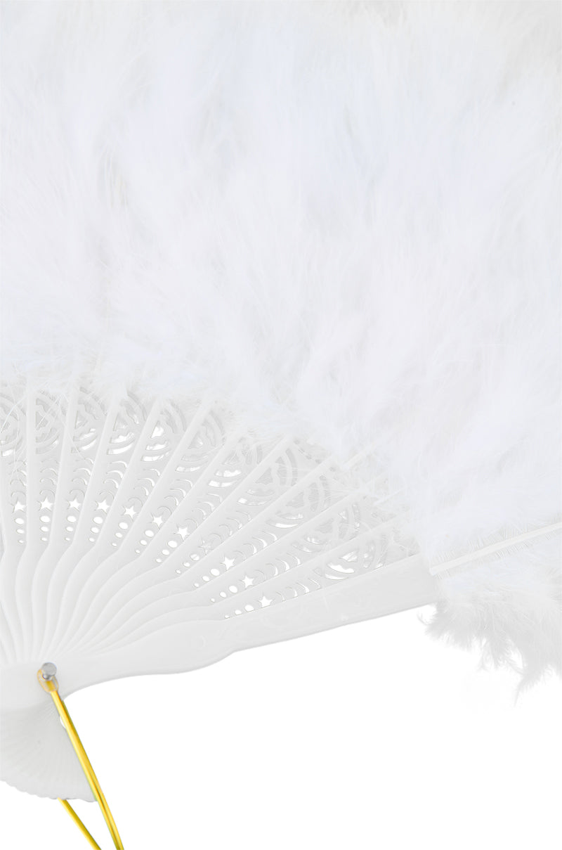 Detail View Angelic Feather Fan 8