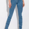 Front View Anitta Stacked High Waisted Skinny Jeans