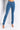 Front View Anitta Stacked High Waisted Skinny Jeans in Medium Blue Denim