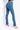 Side View Anitta Stacked High Waisted Skinny Jeans in Medium Blue Denim