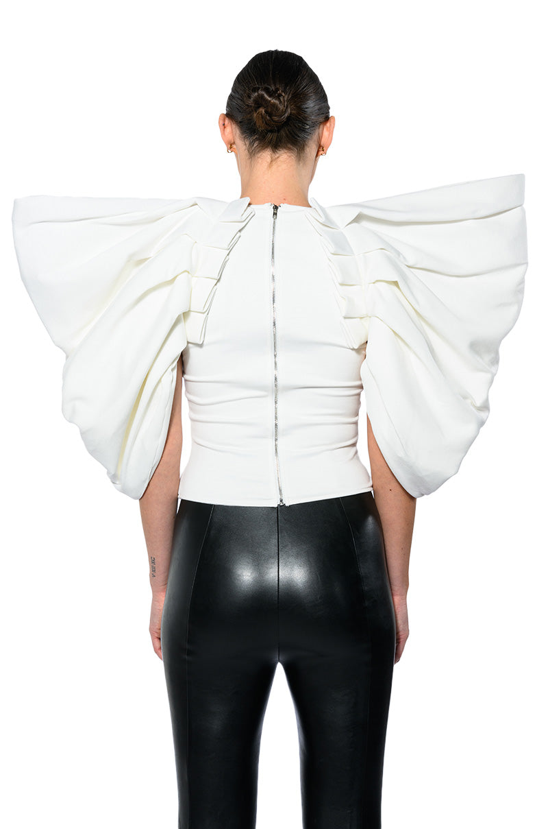 Extra View Annika Statement Sleeve Top