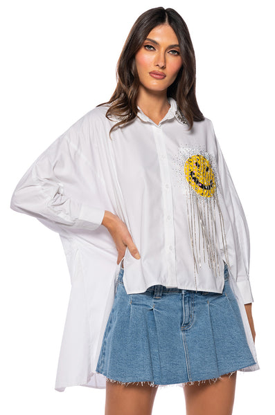 AKIRANAKA  白シャツ Sybil shirt dress WH(1 WHITE): AKIRANAKA: WOMENS｜ STUDIOUS ONLINE
