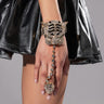 Front View Apex Predator Hand Armor In Gold