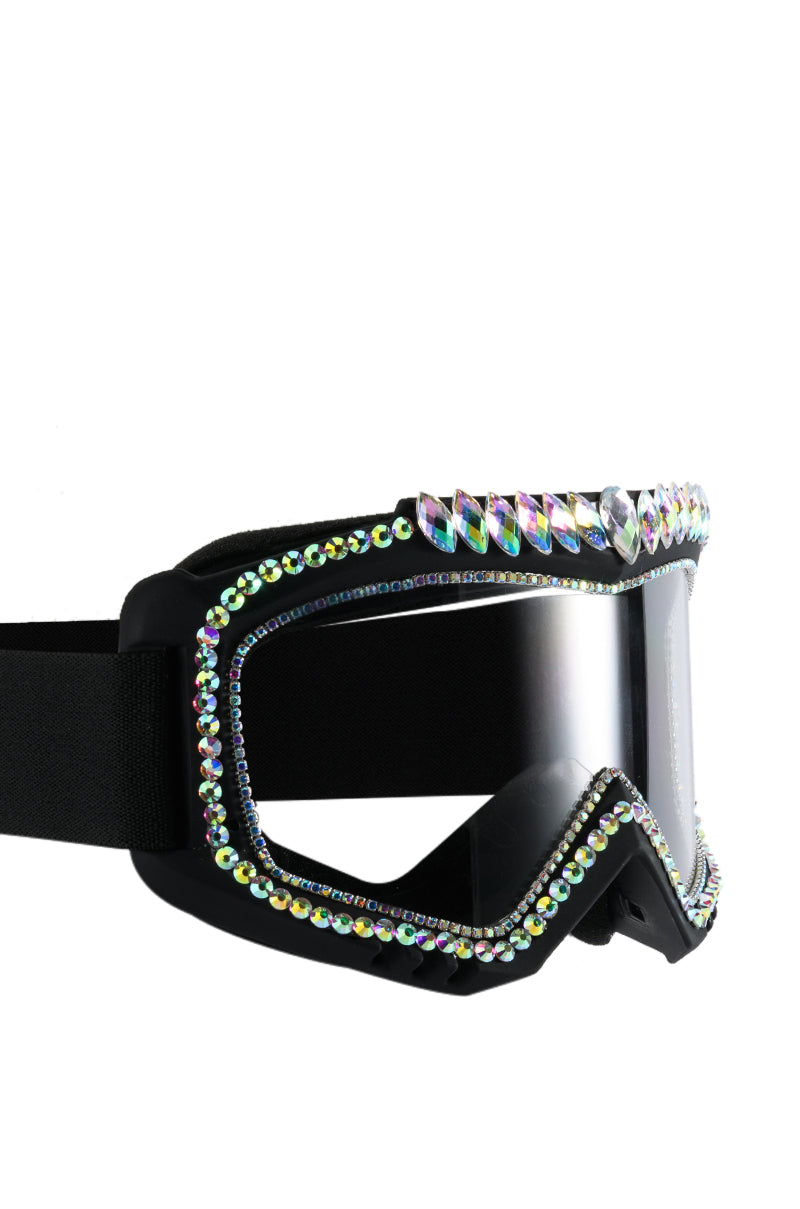 Detail View Apres Embellished Ski Goggles 6