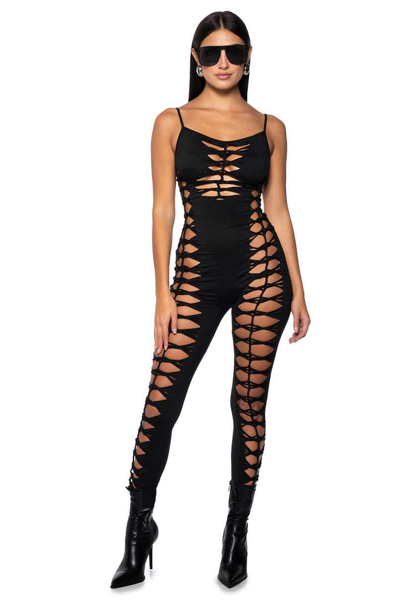 ARI CUTOUT CATSUIT view 0