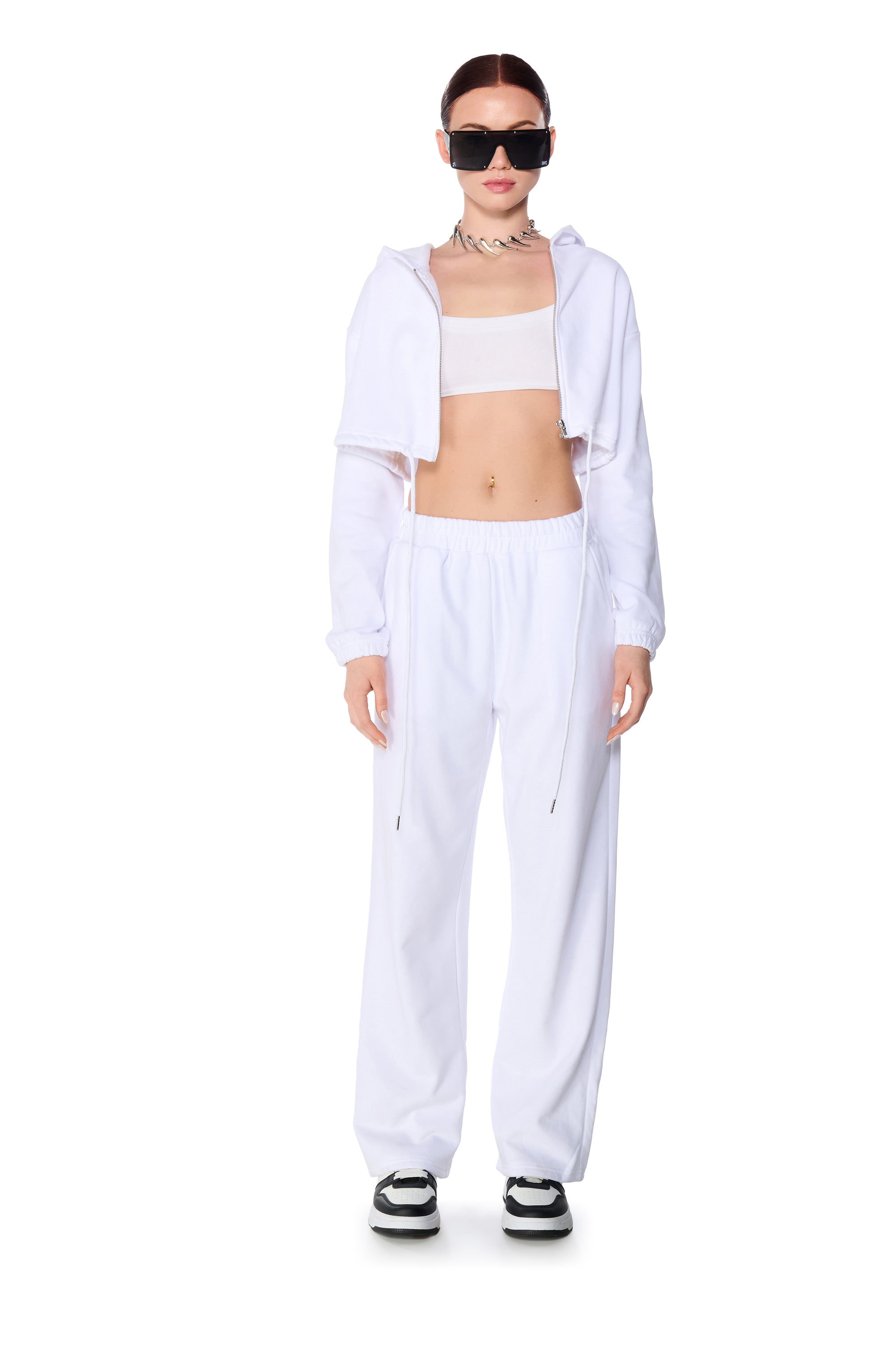 Extra View Ari Drawstring Waist Hoodie
