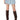 Front View Aria Pleated Denim Mini Skirt