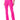 Front View Ariana Flounced Flared Legging In Fuchsia