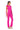 Detail View Ariana Flounced Flared Legging In Fuchsia