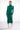 Side View Ariana Ruched Long Sleeve Funnel Neck Midi Dress