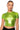 Front View Aries Metallic Short Sleeve T Shirt In Green