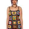 Front View Arlo Crochet Knit Mini Dress