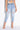 Front View Arrivederci Acid Wash High Rise Distressed Mom Jeans