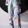 Front View Art Is Everything Wide Leg Palazzo Pant