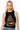 Front View Arya Sleeveless Distressed Chain Sweater