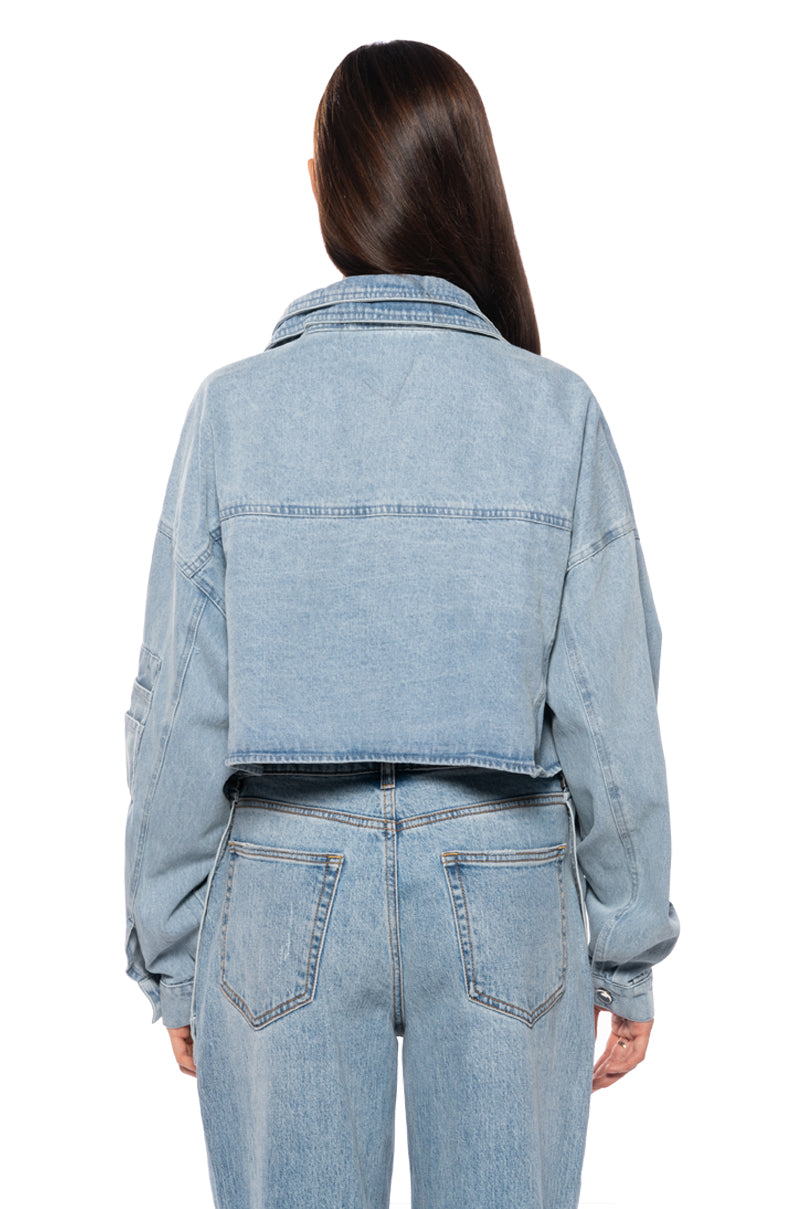 Extra View Asap Convertible Multi Pocket Denim Jacket