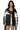 Front View Ash Oversized Moto Jacket