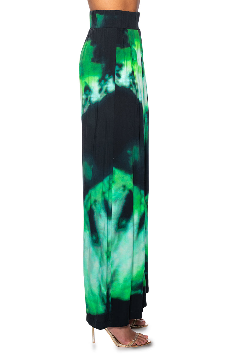 Detail View Aster Printed Palazzo Pant 8