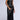 Back View Astin Pierced Faux Leather Maxi Skirt