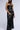 Back View Astin Pierced Faux Leather Maxi Skirt