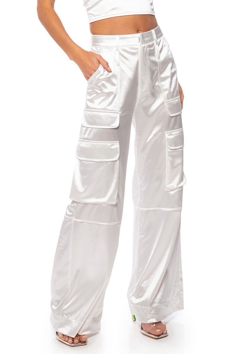 Front View Astra Wide Leg Cargo