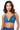 Front View Astrid Pleated Bralette