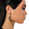 Front View Astro Girl Embellished Earrings