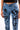 Extra View Astrological Printed High Rise Straight Leg Jean