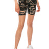 Front View At Attention Shredded Camo Short